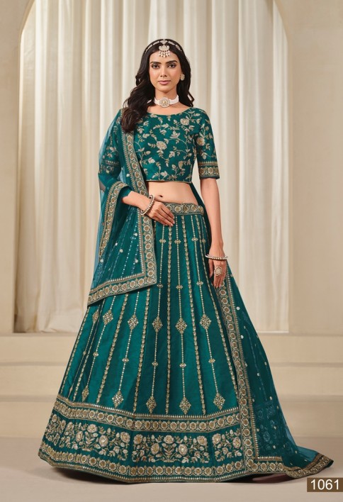 Indian Ethnic Wedding Wear Lengha Party Bridal Bollywood Lehenga Choli Designer